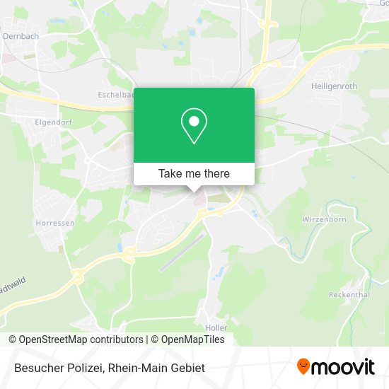 Карта Besucher Polizei