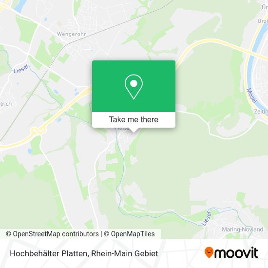 Карта Hochbehälter Platten