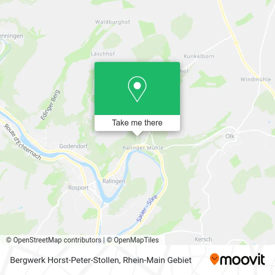 Карта Bergwerk Horst-Peter-Stollen
