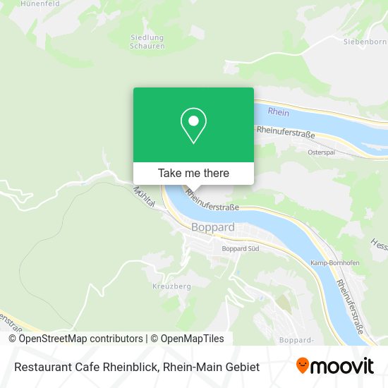 Карта Restaurant Cafe Rheinblick