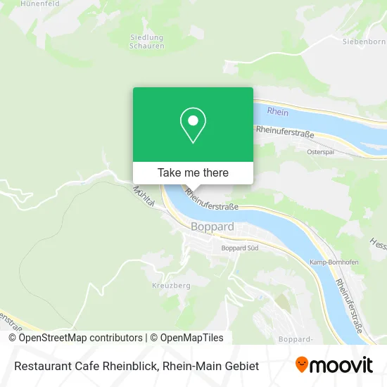 Карта Restaurant Cafe Rheinblick