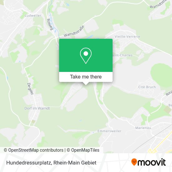 Карта Hundedressurplatz