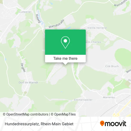 Карта Hundedressurplatz