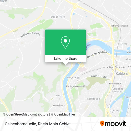Карта Geisenbornquelle