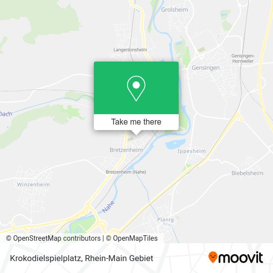 Карта Krokodielspielplatz