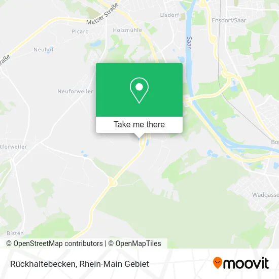 Карта Rückhaltebecken