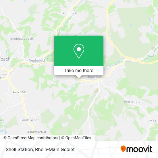Shell Station map
