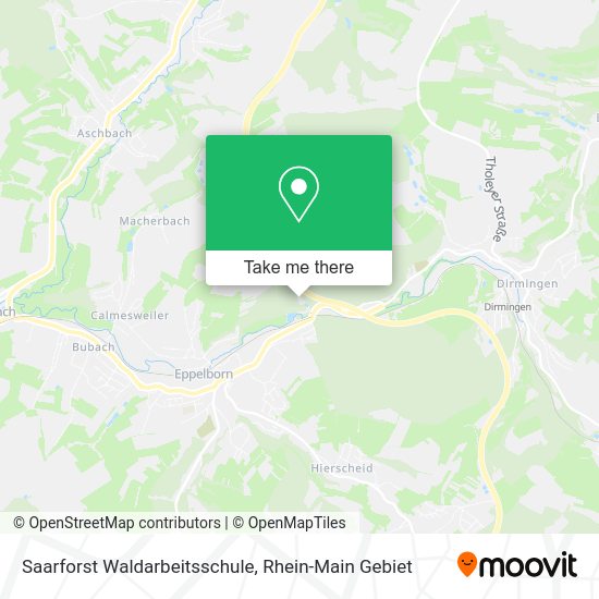 Карта Saarforst Waldarbeitsschule