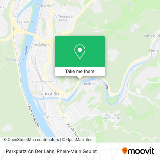 Карта Parkplatz An Der Lahn