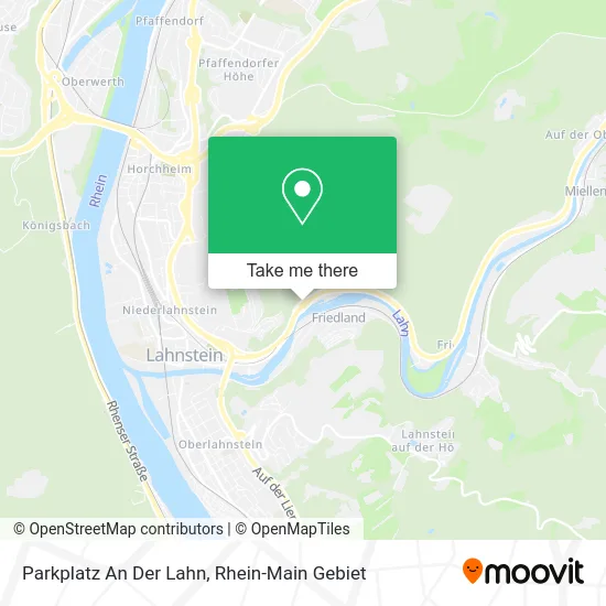 Карта Parkplatz An Der Lahn