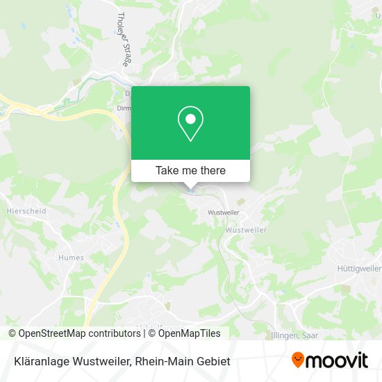Карта Kläranlage Wustweiler