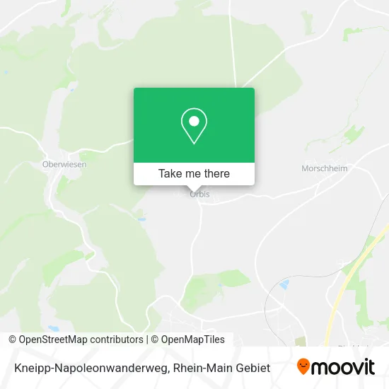 Карта Kneipp-Napoleonwanderweg