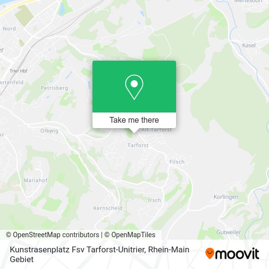 Карта Kunstrasenplatz Fsv Tarforst-Unitrier