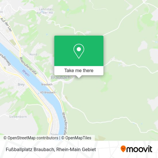 Карта Fußballplatz Braubach