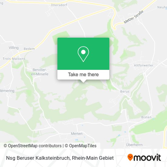 Карта Nsg Beruser Kalksteinbruch