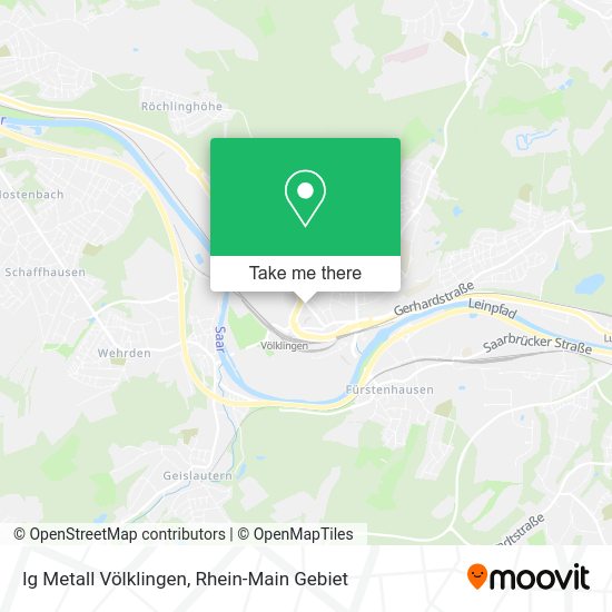 Карта Ig Metall Völklingen
