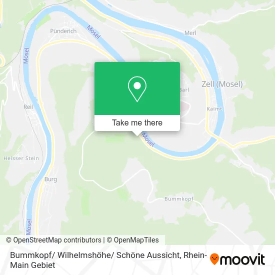 Карта Bummkopf/ Wilhelmshöhe/ Schöne Aussicht