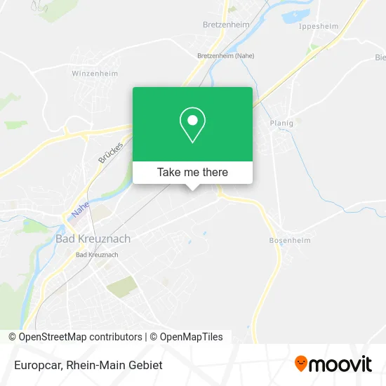 Карта Europcar