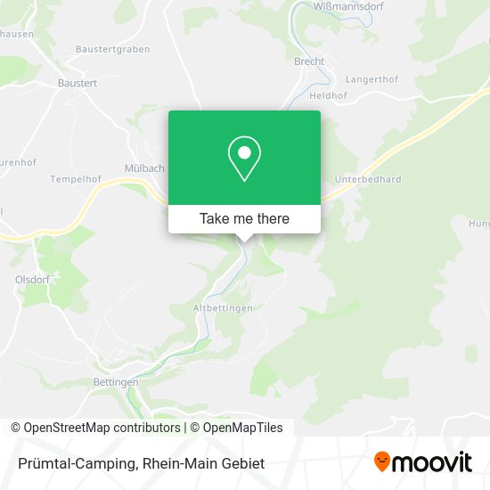 Карта Prümtal-Camping