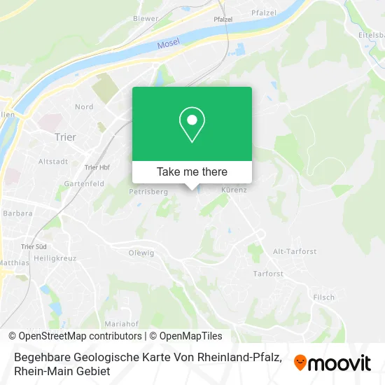 Карта Begehbare Geologische Karte Von Rheinland-Pfalz