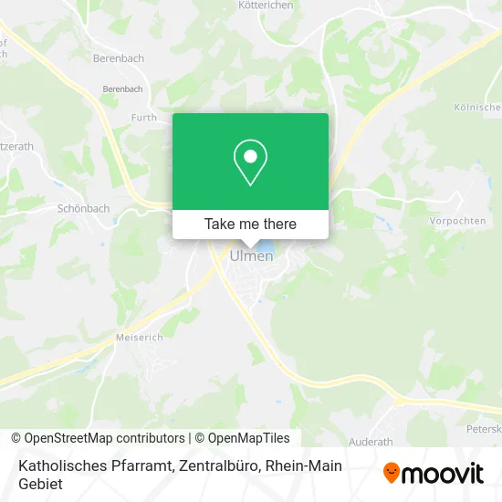 Карта Katholisches Pfarramt, Zentralbüro