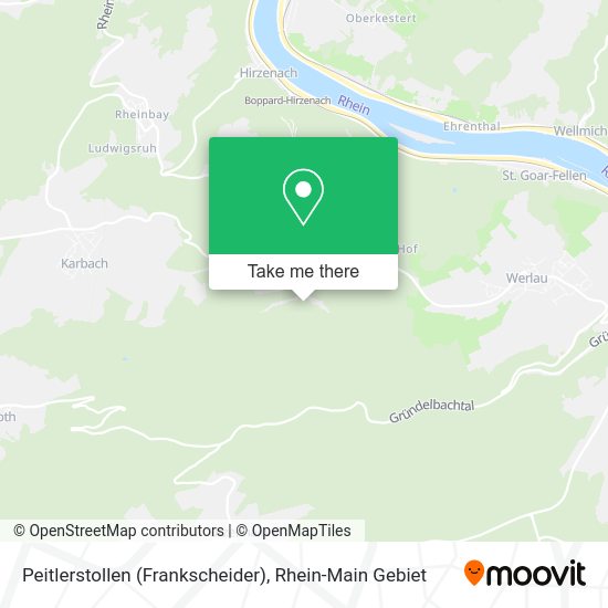 Карта Peitlerstollen (Frankscheider)