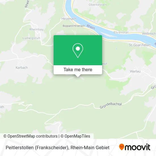 Peitlerstollen (Frankscheider) map