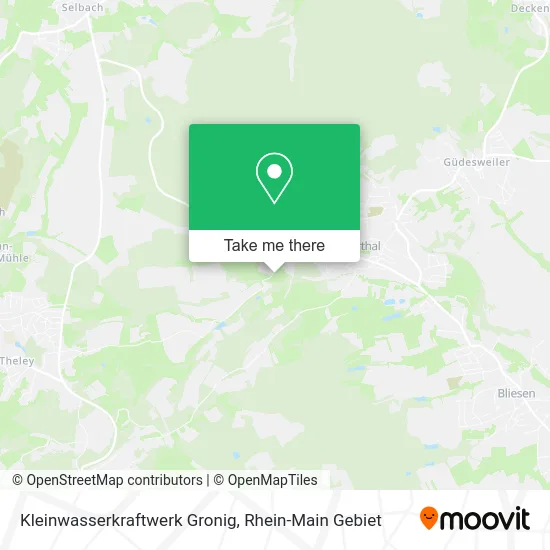 Карта Kleinwasserkraftwerk Gronig