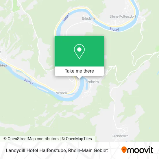 Карта Landydill Hotel Halfenstube