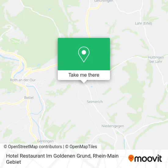 Карта Hotel Restaurant Im Goldenen Grund