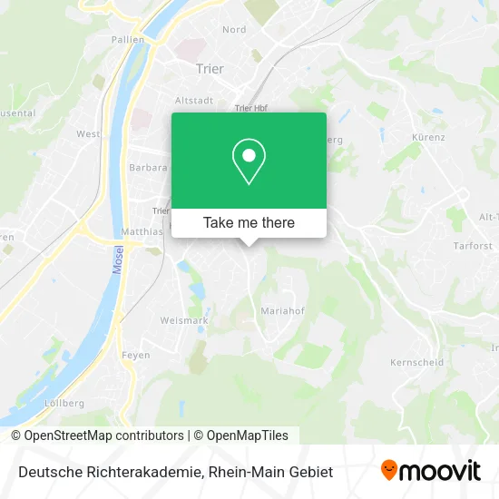 Карта Deutsche Richterakademie
