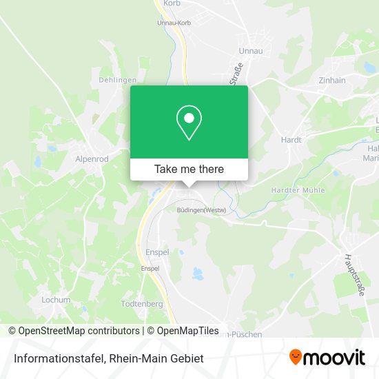 Карта Informationstafel