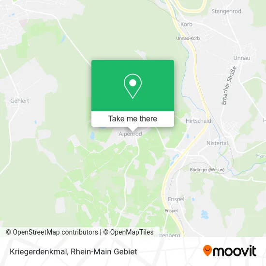 Карта Kriegerdenkmal