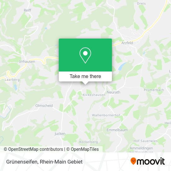 Карта Grünenseifen