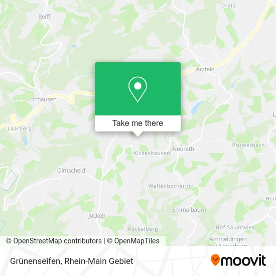 Карта Grünenseifen