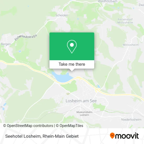 Карта Seehotel Losheim