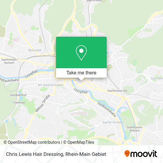 Карта Chris Lewis Hair Dressing