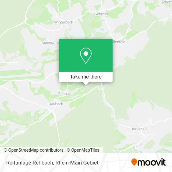 Карта Reitanlage Rehbach