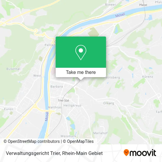 Карта Verwaltungsgericht Trier