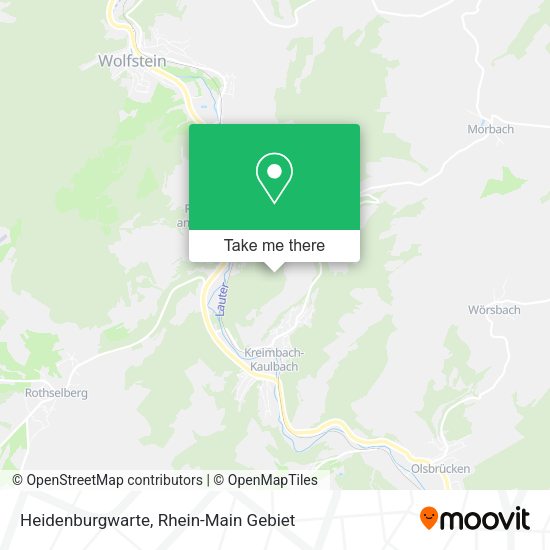Карта Heidenburgwarte