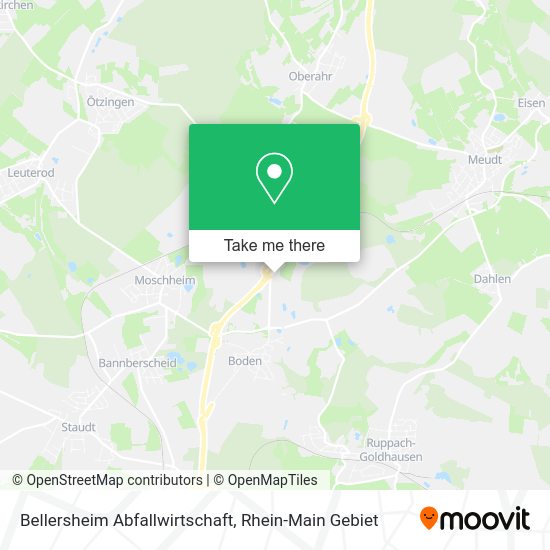 Карта Bellersheim Abfallwirtschaft