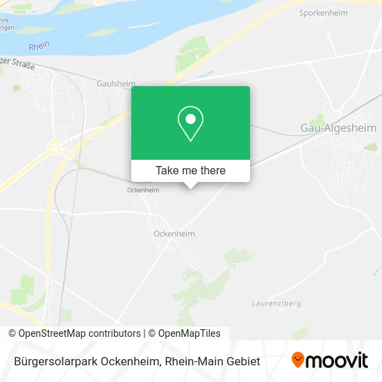 Карта Bürgersolarpark Ockenheim
