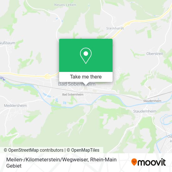 Карта Meilen- / Kilometerstein / Wegweiser