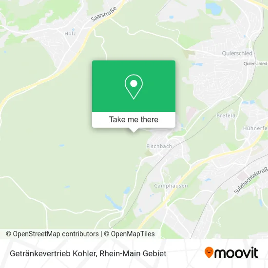 Карта Getränkevertrieb Kohler