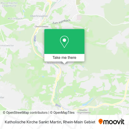 Карта Katholische Kirche Sankt Martin