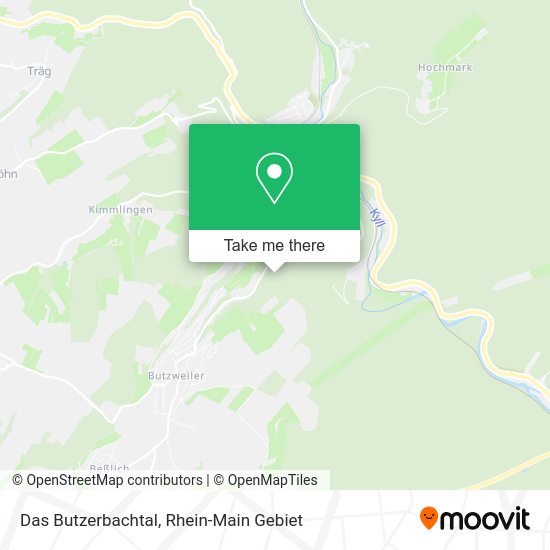 Карта Das Butzerbachtal