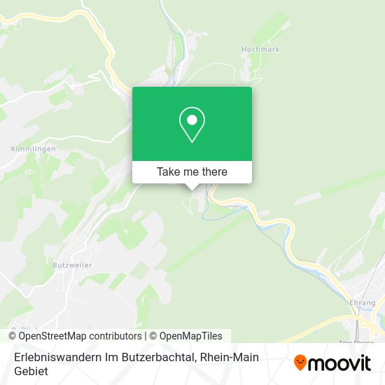 Карта Erlebniswandern Im Butzerbachtal