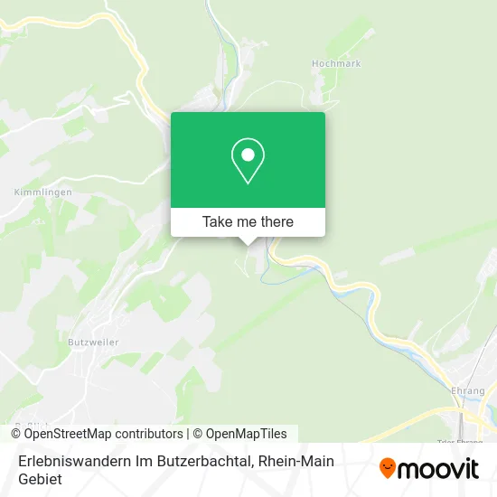 Карта Erlebniswandern Im Butzerbachtal