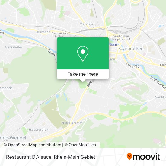 Карта Restaurant D'Alsace