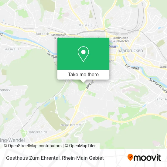Карта Gasthaus Zum Ehrental